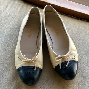 Chanel Two-Tone Flats